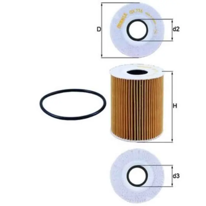Promo Stagionale Filtro olio OX 776D KNECHT per PEUGEOT CITROEN VW LAND ROVER JAGUAR
