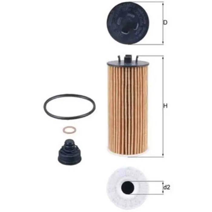 Filtro olio OX 815/1D KNECHT per BMW MINI Offerta Lampo