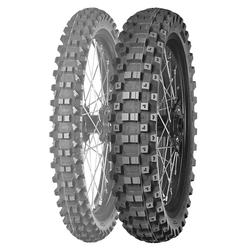 Compra Online MITAS TERRA FORCE MX MH RED GREEN FRONT NHS 80/100 -21 51M TT